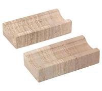 GMYIAK 2 Pcs Rolling Pin Holder, Natural Marble Rolling Pin Display Rack, Multi-Purpose Kitchen Utensil Organizer