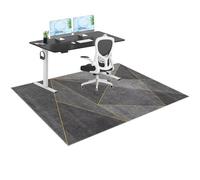 GmyoieqI Carpet Floor Protector For Office Chair Heavy Duty Office Chair Mats for Carpeted and Hardwood Floor, Non-slip Gaming Chair Mat, Multi-Purpose Computer Desk Chair Mat Large 100 x 140 cm