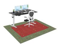 GmyoieqI Carpet Floor Protector For Office Chair Heavy Duty Office Chair Mats for Carpeted and Hardwood Floor, Non-slip Gaming Chair Mat, Multi-Purpose Computer Desk Chair Mat Large 140 x 180 cm