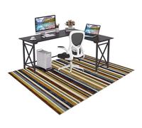 GmyoieqI Carpet Office Chair Mats Computer Floor Mat Large Non-slip Rubber Back Gaming Chair Mat for Home Office Desk Multi-Purpose Surfaces Floor Protectors for Carpets and Hard Floor 120 x 150 cm