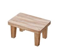 GMZ&KEHC Wooden Step Stool for Adults and Toddlers,Foot Stool,Kitchen Wooden Stool,Small Bench for Kids,Sturdy Wood Stepping Foot Stools Indoor Outdoor, Home, Garden, Patio or Toy Room,H