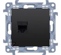GN.1-KR.COMP.RJ45 CAT6E BLACK SIMON10 C61E.01/49