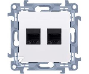 GN.2-KR.COMP.RJ45 CAT6E WHITE SIMON10 C62E.01/11