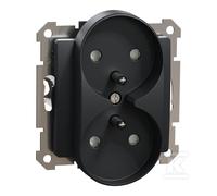 Sedna Design, 2x2P+PE power outlet with shutters for a SDD114275