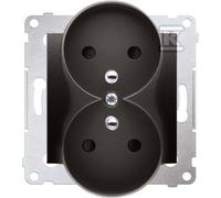 Nature double socket for frame with/u 16A Simon 54 DGZ2MZN.01/48