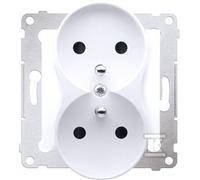 GN.2-KR.Z/U NATURE White Frame Socket SIMON5 DGZ2MZN.01/11