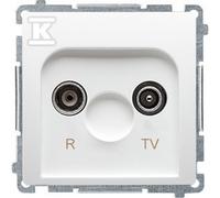 Simon Basic RD/TV Antenna Socket BMZAR1/1.01/11 Final