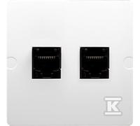 GN.COMP/TELEF.RJ45+RJ11 WHITE BMF5T.0 BMF5T.02/11