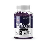 GN Compatible with Testboost Gummies for Men - Natural Testosterone | Zinc and Magnesium Booster with Maca & Fenugreek, Natural Grape Flavoured, Suitable for Vegans