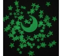 GN Enterprises Glow in the Dark Stars and Moon Set of 100 stars and 1 moon