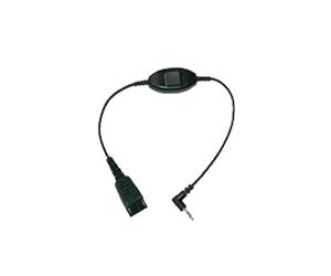GN Jabra Cable for Alcatel 500mm QD to 3.5mm Connection cable with 3.5mm Jack for Alcatel IP touch phones