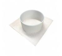 GN LTD Cheese Making Mould 16 - Open Cylinder with Large draining mat Ideal for producing Brie