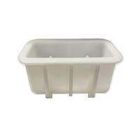 GN LTD Cheese & Yoghurt Making Cheese Mould | 2kg Capacity | No. 38 | Round Mould for Hard & Semi-Hard Cheeses | Dairythene Plastic with Draining Holes & Feet for Air Circulation