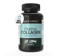 GN Marine Collagen Capsules | 120 High Strength Collagen Supplements - 1200mg Marine Collagen per Serving with 18 Amino Acids | Non-GMO, Gluten & Allergen Free | Manufactured in The UK