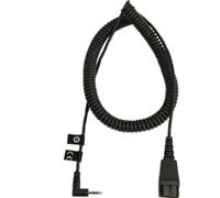 New Jabra/GN Netcom 2.5mm to QD Corded Headset Cable - P/N 8800-01-46