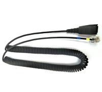 GN Netcom Jabra GN8000 Replacement Headset Coiled Cord with GN Quick-Disconnect