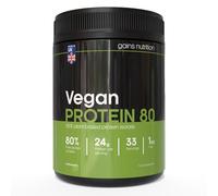 GN Vegan Protein 80 Protein Powder Tub | 1KG Pea Protein Powder - Plant Based | 24g Vegan Protein per Serving | Non-GMO, Gluten & Dairy Free | Manufactuted in The UK