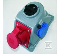 GN.Z AUS. 0-1 32A/5P/400V 2X16A/230 IP4