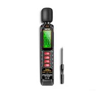 GN102 Mini Noise Level Meter with HD Display, 30 130dB Decibel Tester for Sound Measurement in Commercial and Industrial Settings ((No batteries))