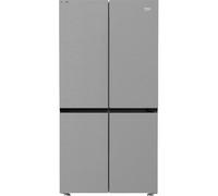 Beko GN446224VPS 91cm Frost Free American Fridge Freezer Stainless Steel Effect
