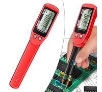 GN701 SMD Tester, Digital Intelligent Component Analyzer for Resistor Capacitor Diode Continuity with LCD Display, Gold-Plated Tweezers, Auto Shutdown, Portable Repair Tool for Electronics