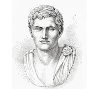 Gnaeus Pompeius Magnus 106 BC ÔøΩ 48 BC aka Pompey or Pompey the Great. Leading Roman general and statesman. From Cassell's Illustrated Universal History published 1883. Poster Print by Ken Welsh (12
