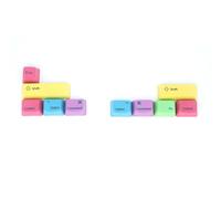 GNAFETS 10-Piece Multi-Color MacOS Keycap Set Compatible with Keychron K2/V1, Das Keyboard 4, and Ducky One 3 - Mac Layout MX Switch Replacements