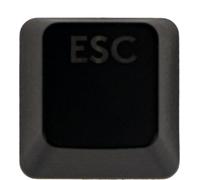 GNAFETS ESC Keycap for Mechanical Keyboard - Cherry MX Escape Key Replacement Keycap, Key for Gamers & Typists Compatible with Logitech G 512