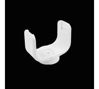 GNAFETS Webcam Holder, Durable, Tight Grip, Stable Mount - Compatible with Logitech StreamCam, Black and White (White)