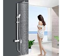 Gnailur Shower Faucet Sets Wall Mounted Shower System Bath Shower Kits Rainfall Shower Head Brass Mixer Valve Handshower