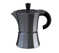Gnali & Zani Coffee Maker Morosina for 6 Cups, Aluminium, Dark Grey, 28 x 28 x 18 cm