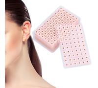 GNALIA 600 Pcs Pink Cardboard Ear Acupuncture Plasters Ear Acupuncture Patch Kit Standard Size For Various Conditions