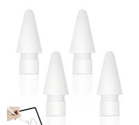 GNALIA Apple Pencil Tips, Pack of 4, Plastic, Standard Replacement Heads for Apple Pencil 2/1/USBC/Pro, High Sensitivity for iPad