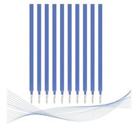 GNALIA Pack of 10 Erasable Links Pen Refills Dark Blue 0.7mm Tip Compatible with Standard 13C Leads