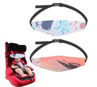 GNALIA Pack of 2 Head Holder Car Sleep Child Adjustable Sleeping Holder Belt Child Seat Accessories Headband Head Holder for Infants
