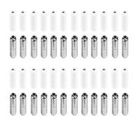 GNALIA Shoe Laces, 24 Pieces, Quick Closure Metal Buckle Elastic No Tie, Standard Size Black White, For All Types