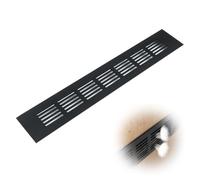 GNALIA Ventilation Grille, Ventilation Grille, Aluminium Exhaust Grille, Square Ventilation Grille, End Grille, Insect Protection, Exhaust Air Supply, Metal Grille for Ventilation of Cabinets and