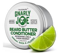 Gnarly Joe Beard Butter Leave-In Conditioner - 80g Natural Beard Conditioner with Coconut, Argan & Shea Butter - Leave-In Beard Softener & Hydrating Moisturiser for Men’s Beard Care - Made in UK
