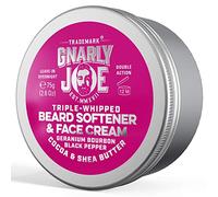 Gnarly Joe Beard Softener and Face Cream. Triple-Whipped Cocoa and Shea Butter. (Geranium Bourbon and Black Pepper), 85 ml