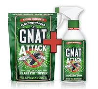 Gnat Attack Repellent Spray Package - 500ml & 1L Natural Gnat Killer, Safe for Indoor and Outdoor Plants, Pet and Child-Friendly, Long-Lasting Gnat Control