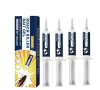 GNAUMORE Cockroach Killer Gel Bait,4pc，Cockroache Killer Gel,Strong Cockroachs Catcher,Powerful Cockroachs Repellent Insect Roach Killere,Cockroache Repellent,Including a Cockroache House Trap