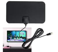 GNAUMORE TV Aerial Newest,Digital TV Indoor Antenna,Indoor Miles Digital TV Antenna,Mini Thin 4K HDTV Aerial,Portable Indoor/Outdoor TV Aerial,Mini Digital TV Antenna,Signal Amplifier Antenna