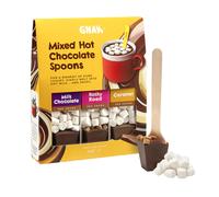 GNAW Mixed Hot Chocolate Spoon Gift Set 3 Spoons