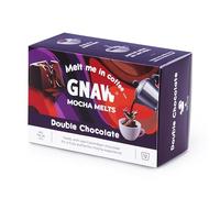 Gnaw Mocha Melts Double Chocolate 12 Individual Chocolate Crème Filled Milk Chocolates, Ideal for Coffee Stirrers or Drinking Chocolate
