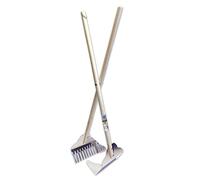 Gnawsome Spotty Easy Pet Dog Waste Pick Up Metal Tray Lightweight Scissor Pooper Scooper with Rake