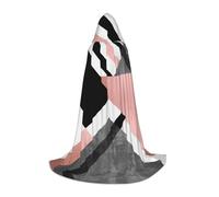 Gnbmvcc Abstract Art Halloween Hooded Cape Witch Adult/Kids Fancy Dress Costume For Masquerade, Halloween, Family Party