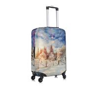 Gnbmvcc Beautiful Landscape Trees Snow Flakes Travel Business Travel Suitcase Bag is Suitable for 18-32 Inch Suitcases.