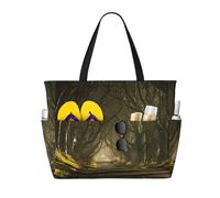Gnbmvcc Dark Hedges Northern Ireland Women'S Oversized Beach Bag, Zipper Women'S Handbag. Travel, Shopping. Travel. Swimming Pool