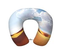 Gnbmvcc Desert Memory Foam Travel Neck Pillow Car Office Essential Flight Pillows For A Long Hauls Sleeping Rest
