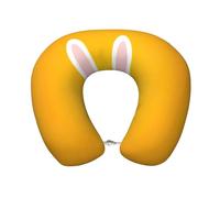 Gnbmvcc Easter Bunny Eggs Spring Flower Rabbit Memory Foam Travel Neck Pillow Car Office Essential Flight Pillows For A Long Hauls Sleeping Rest